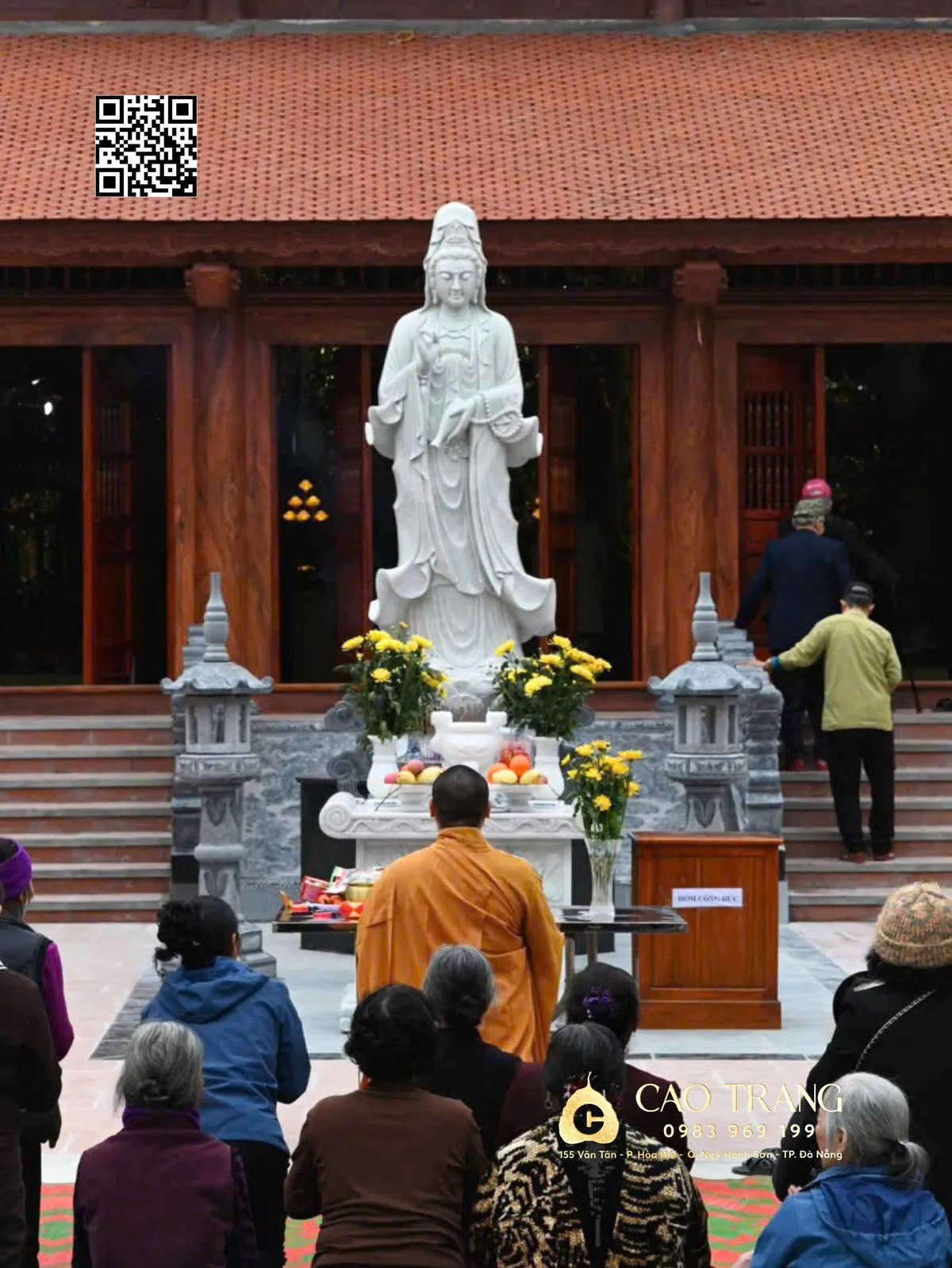 Tôn Trượng Quan Thế Âm Cao 3m Tại Bắc Giang