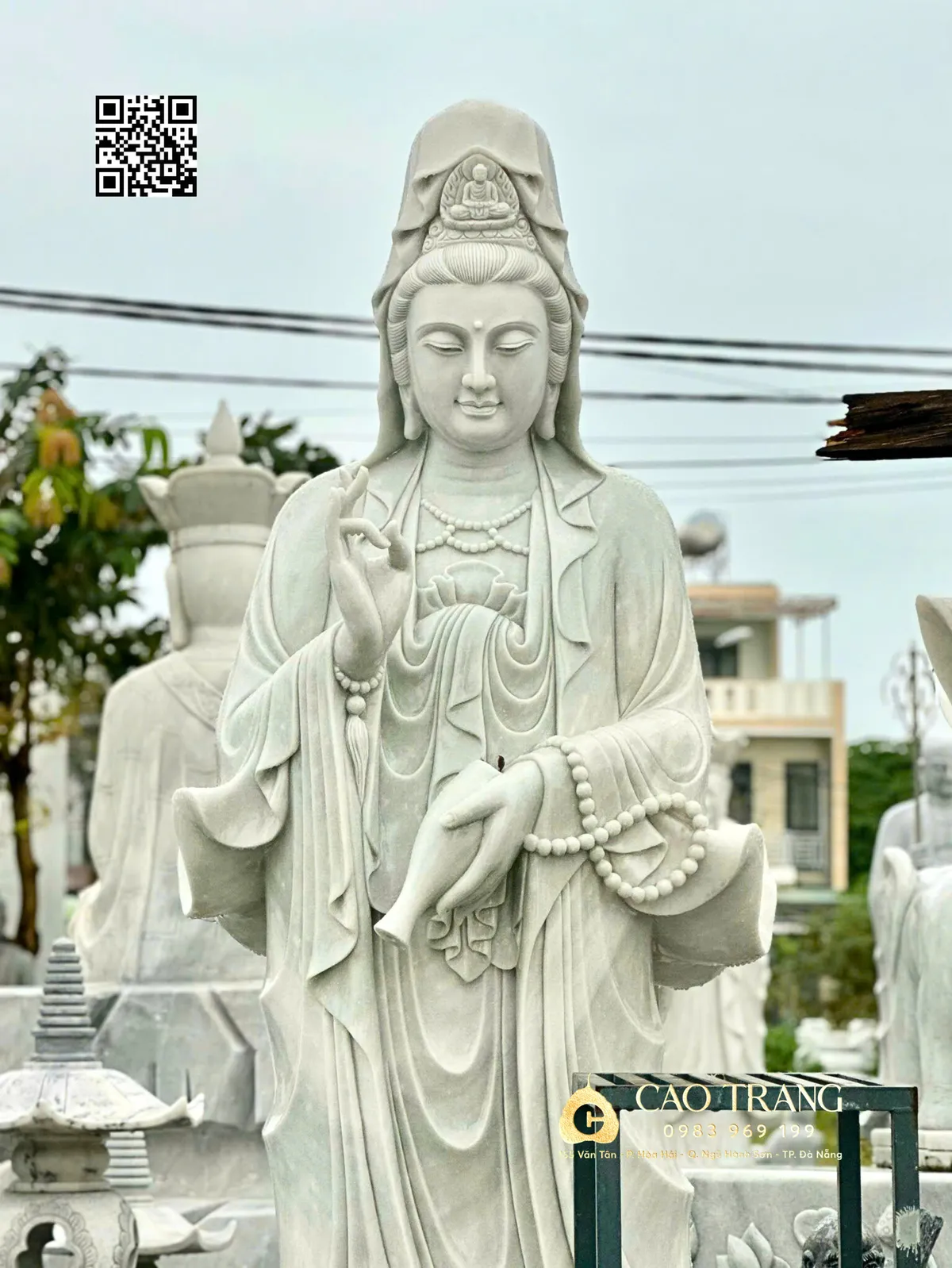 Tôn Trượng Quan Thế Âm Cao 3m Tại Bắc Giang