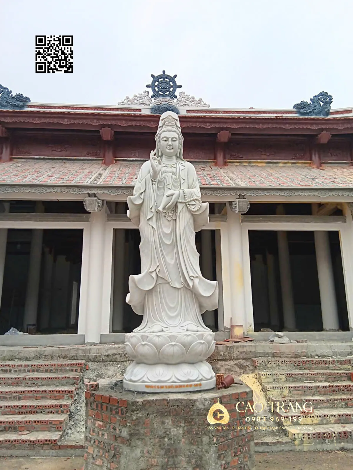 Tôn Trượng Quan Thế Âm Cao 3m Tại Bắc Giang