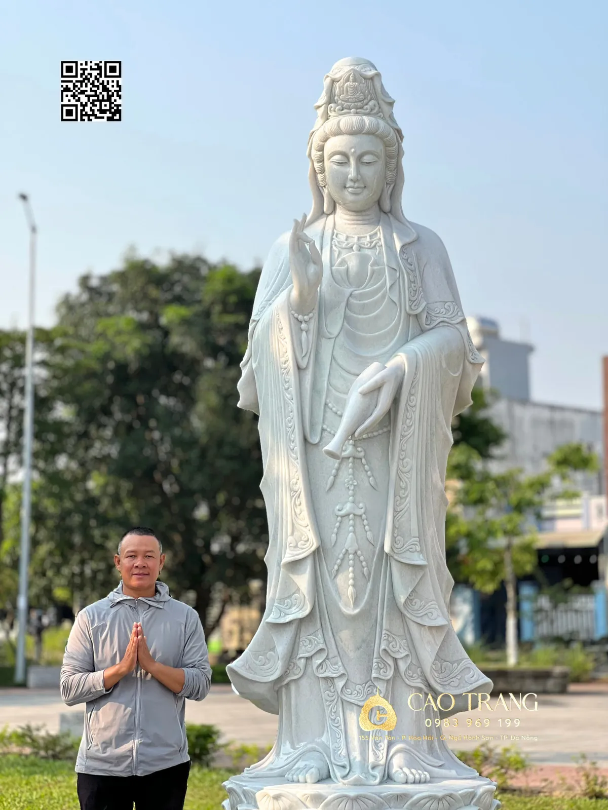 Tôn Trượng Quan Thế Âm Cao 3,5m Tại Hải Dương