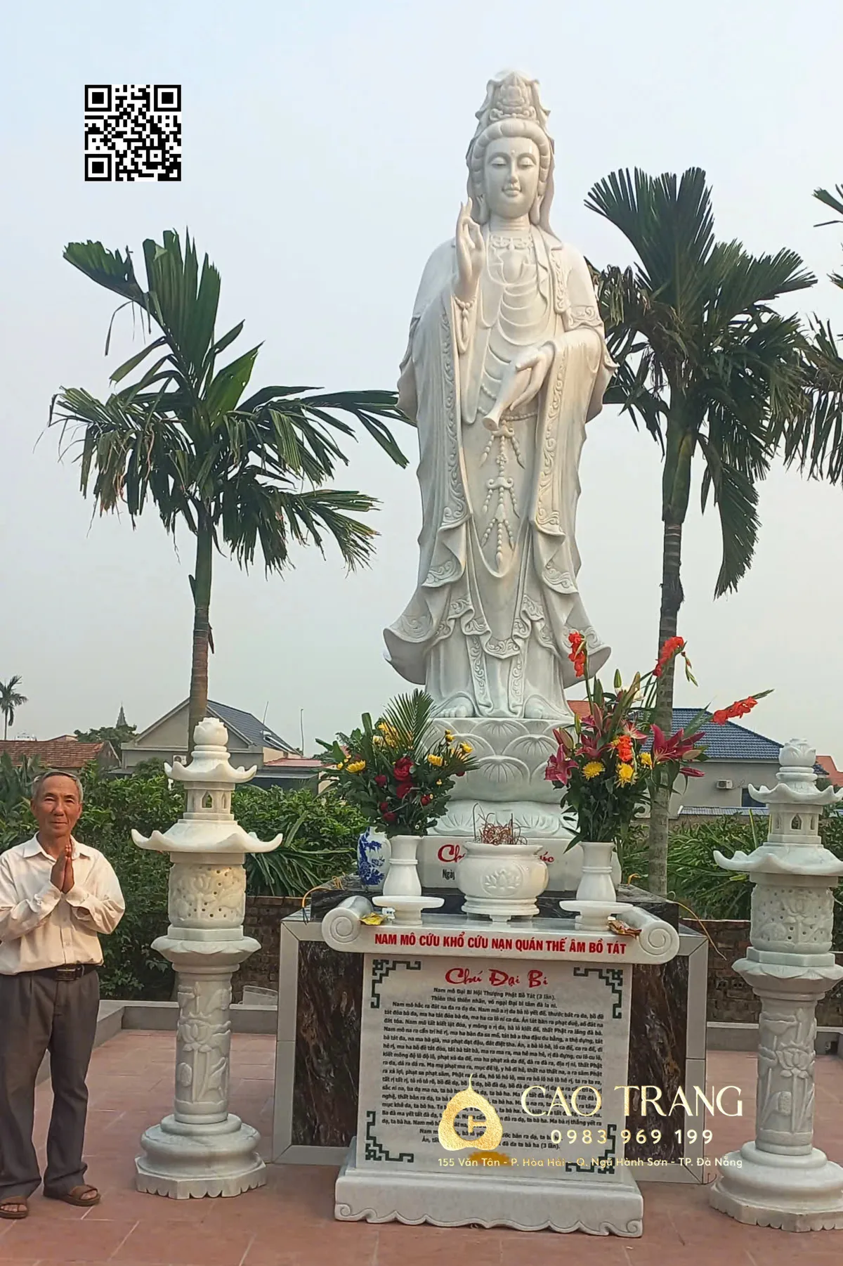Tôn Trượng Quan Thế Âm Cao 3,5m Tại Hải Dương