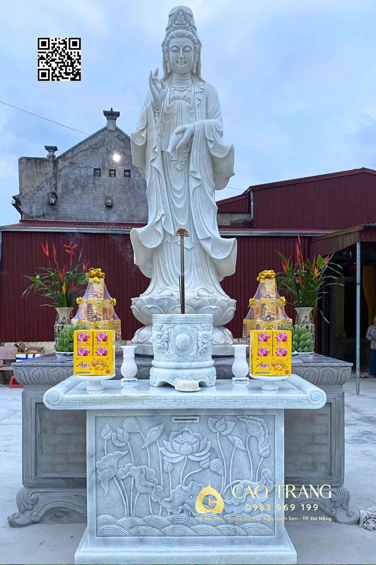 Tôn Trượng Quan Thế Âm Cao 3m Tại Nam Định