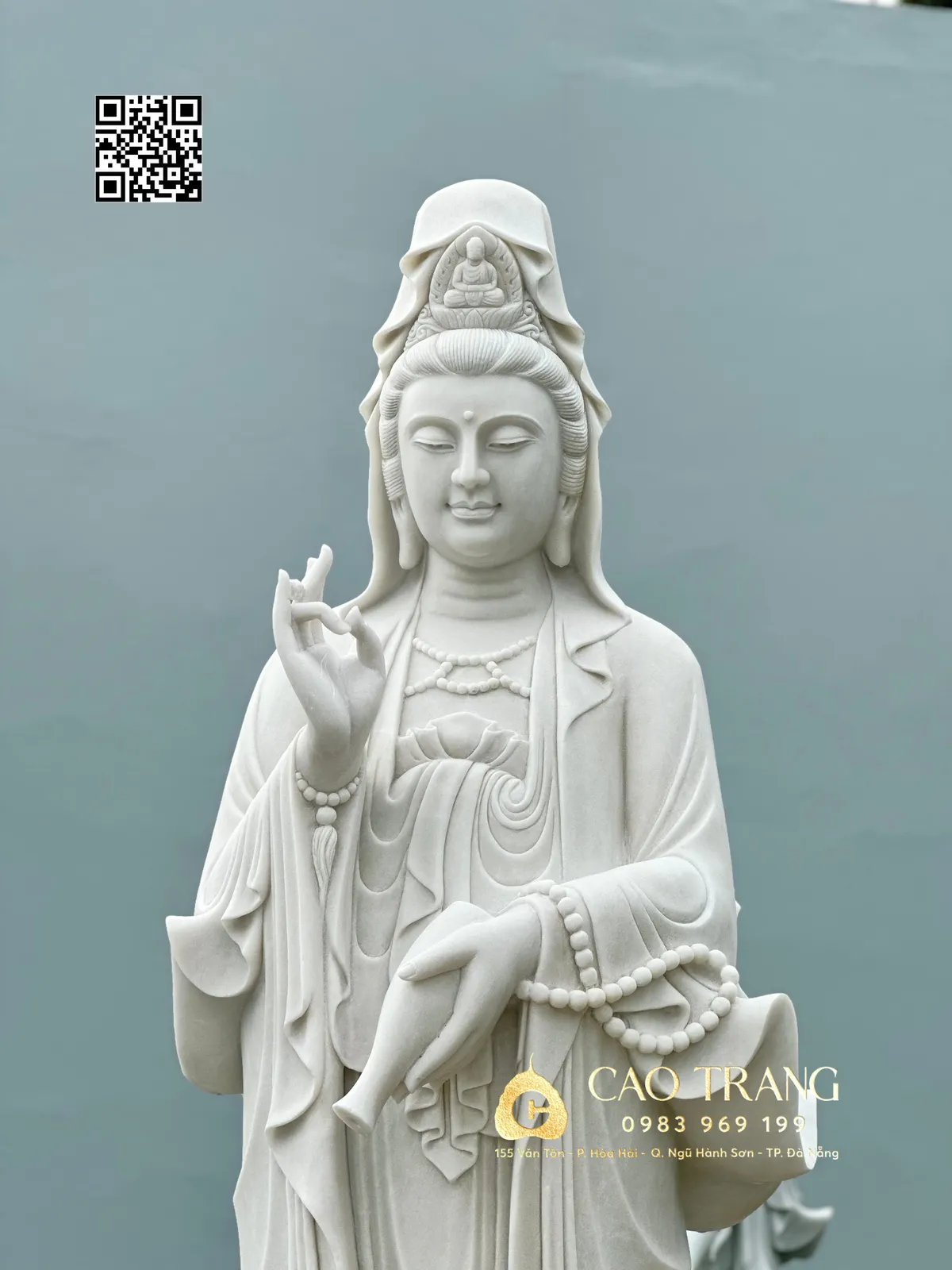 Tôn Trượng Quan Thế Âm Cao 3m Tại Kiên Giang