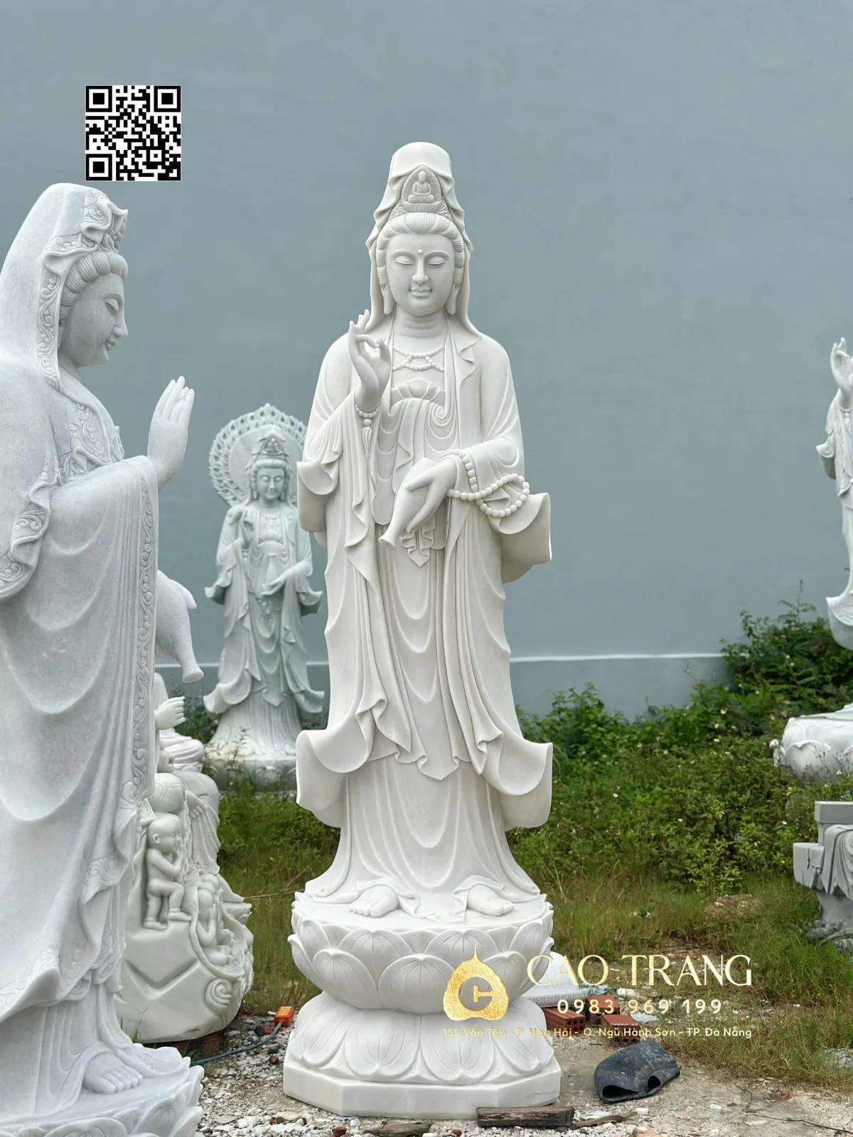 Tôn Trượng Quan Thế Âm Cao 3m Tại Kiên Giang