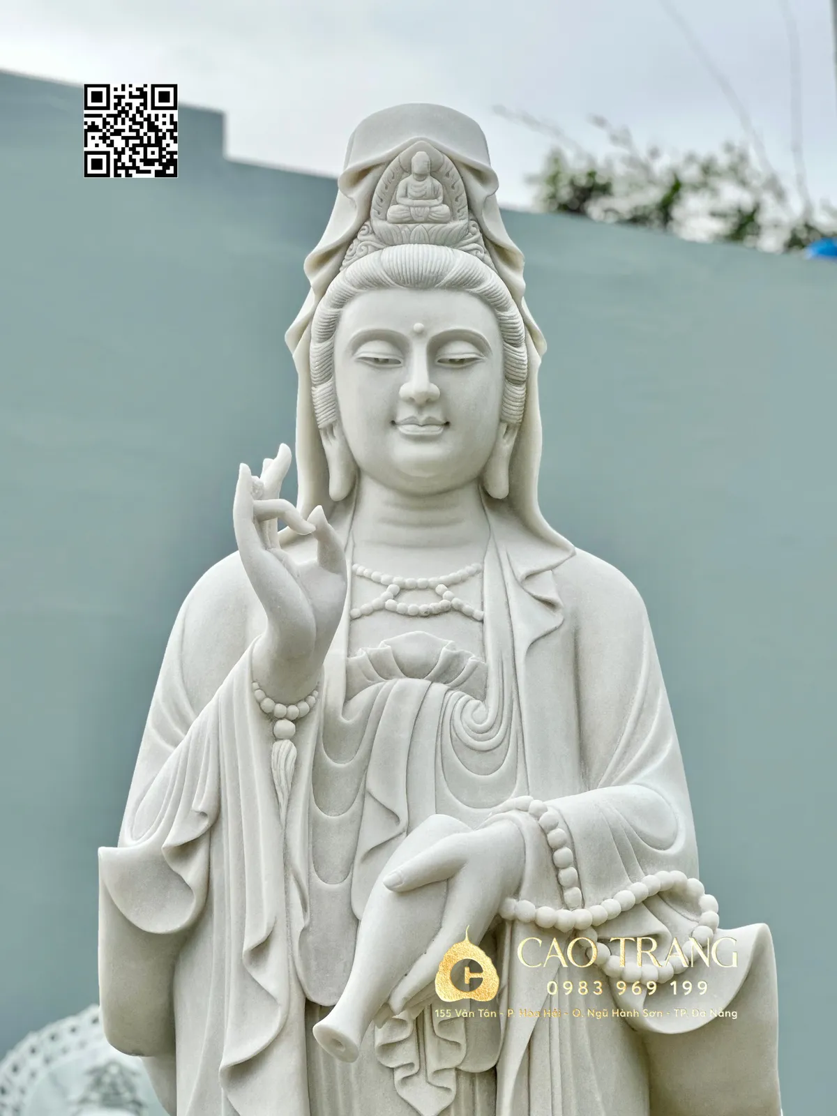 Tôn Trượng Quan Thế Âm Cao 3m Tại Kiên Giang