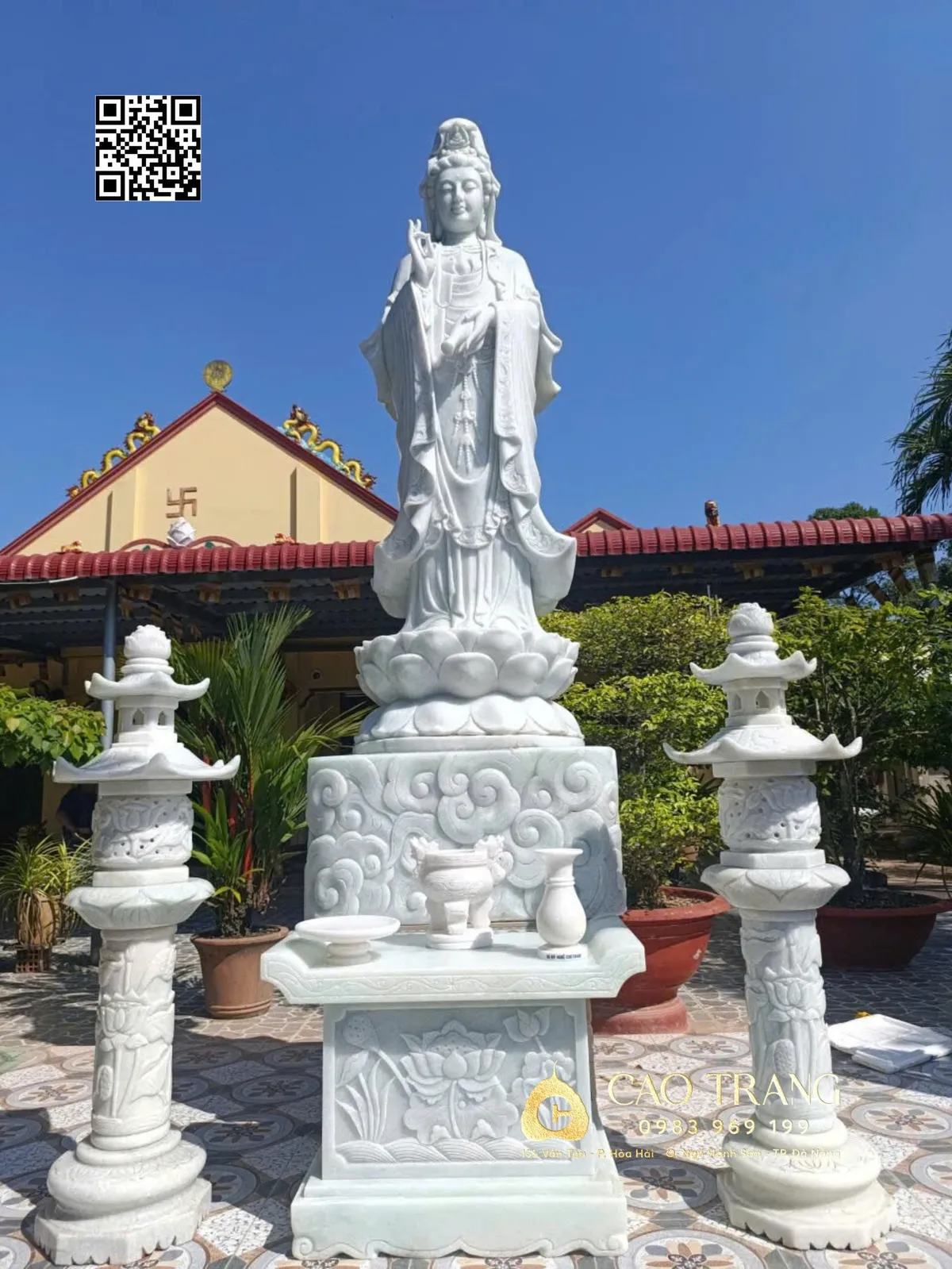 Tôn Trượng Quan Thế Âm Cao 2,5m Tại Long An