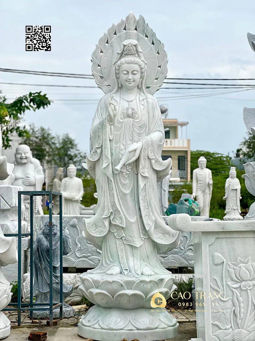 Tôn Trượng Quan Thế Âm Cao 3,5m Tại Sóc Trăng
