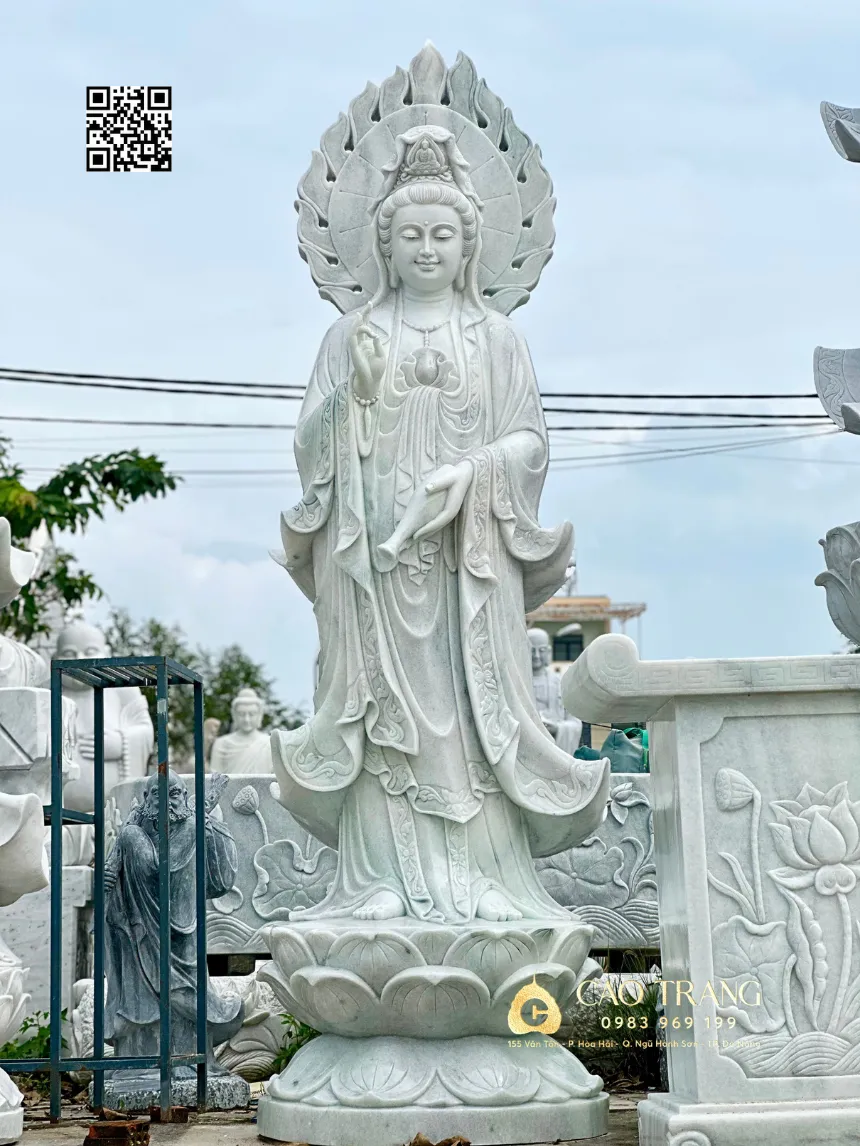 Tôn Trượng Quan Thế Âm Cao 3,5m Tại Sóc Trăng