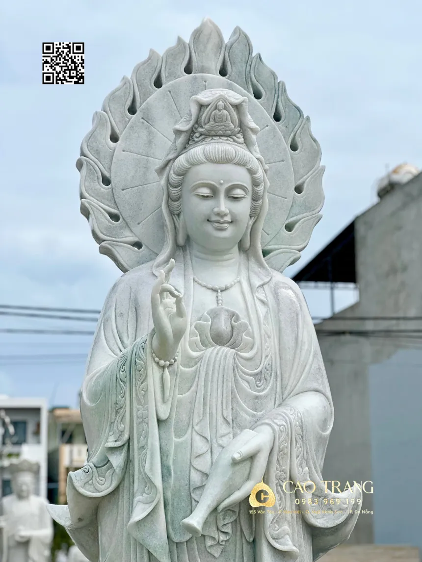 Tôn Trượng Quan Thế Âm Cao 3,5m Tại Sóc Trăng