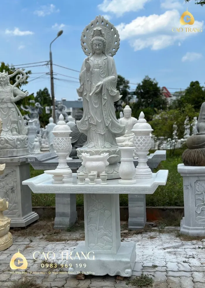 Tôn Tượng Quan Âm Bồ Tát Hào Quang