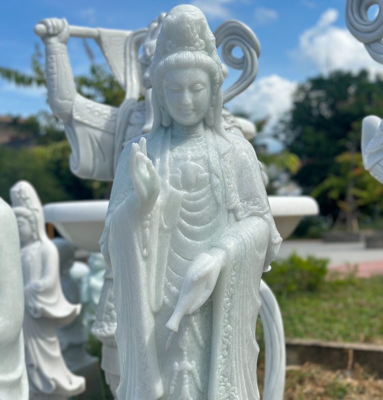 Phân loại tượng Phật Quan Âm bằng đá do Cao Trang cung cấp