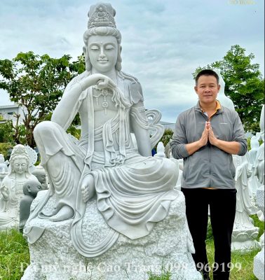 Tượng Quan Âm Tự Tại và ý nghĩa tâm linh do Cao Trang cung cấp