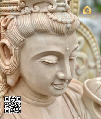 Tượng Quan Âm Dược Vương Bằng Đá – Chữa Lành Thân Tâm