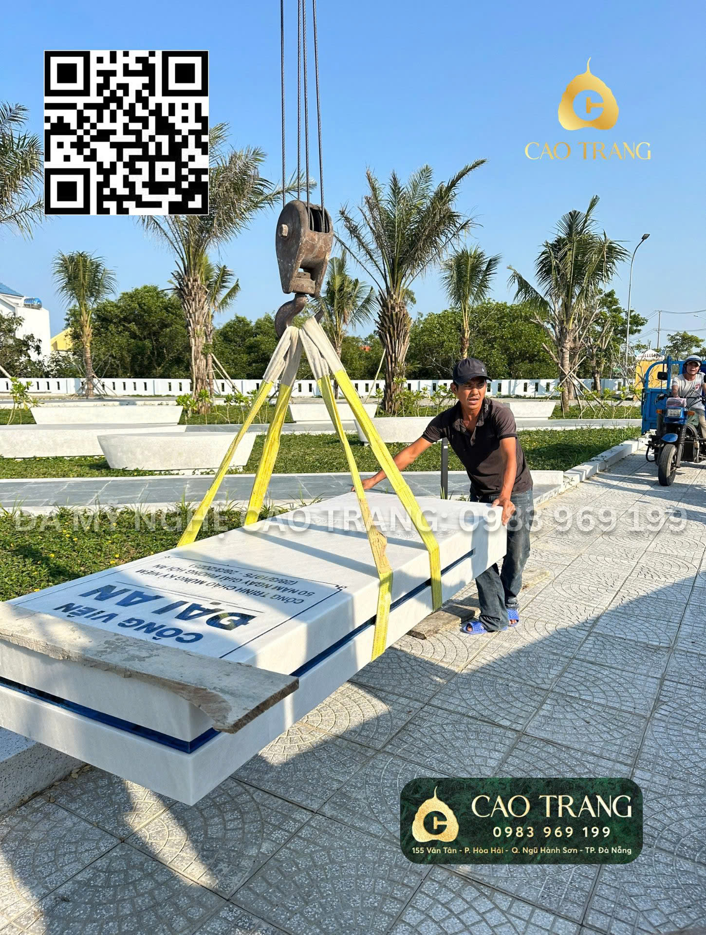 Quy trình thi công bia đá định danh tại Công viên Đại An Quy trình thi công bia đá định danh tại Công viên Đại An