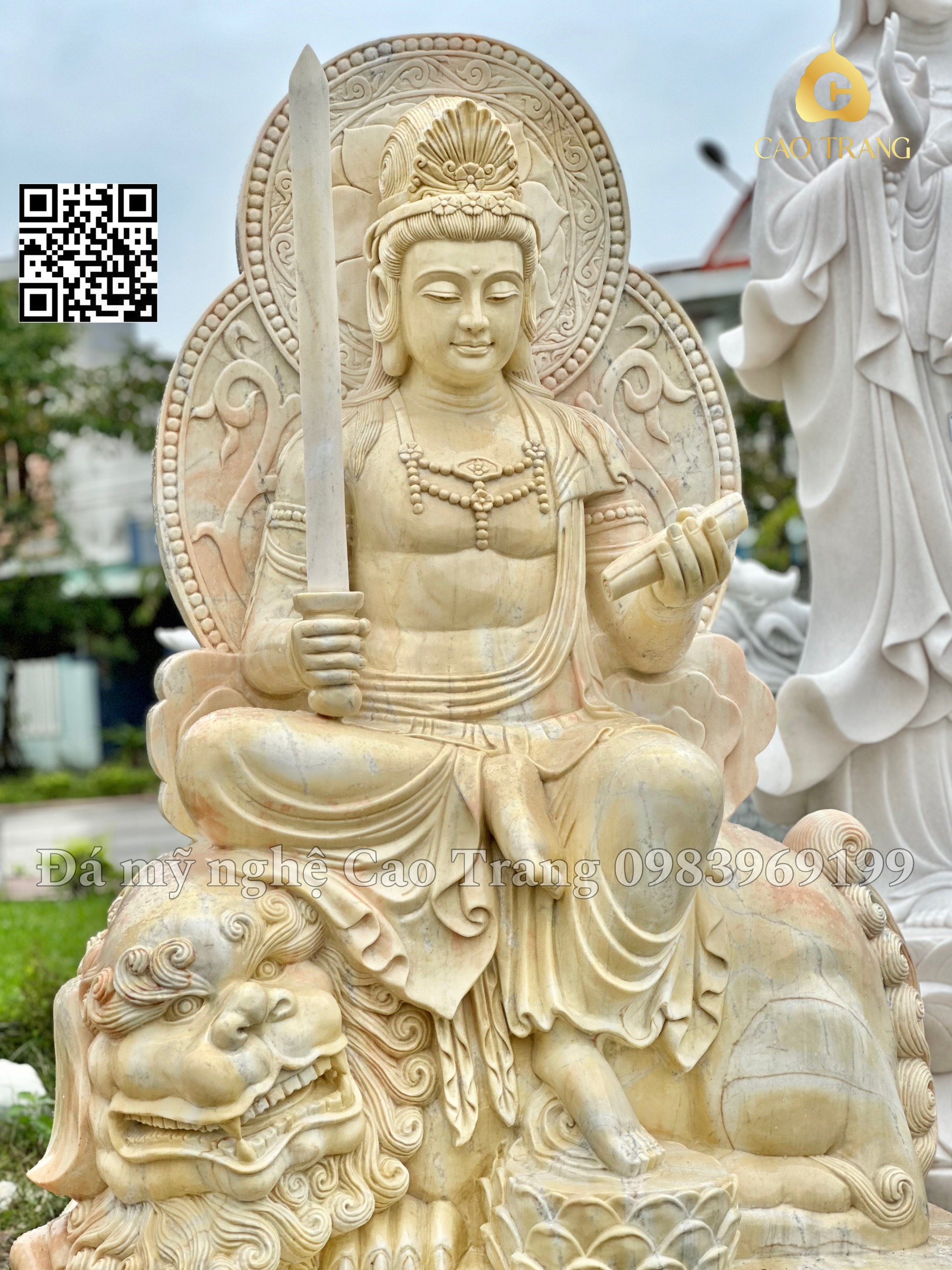 Tượng Phổ Hiền Bồ Tát Bằng Đá Tượng Phổ Hiền Bồ Tát Bằng Đá